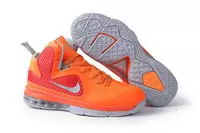 nike lebron 9 chaussure 2013 femmes populaire jaune rouge blanc